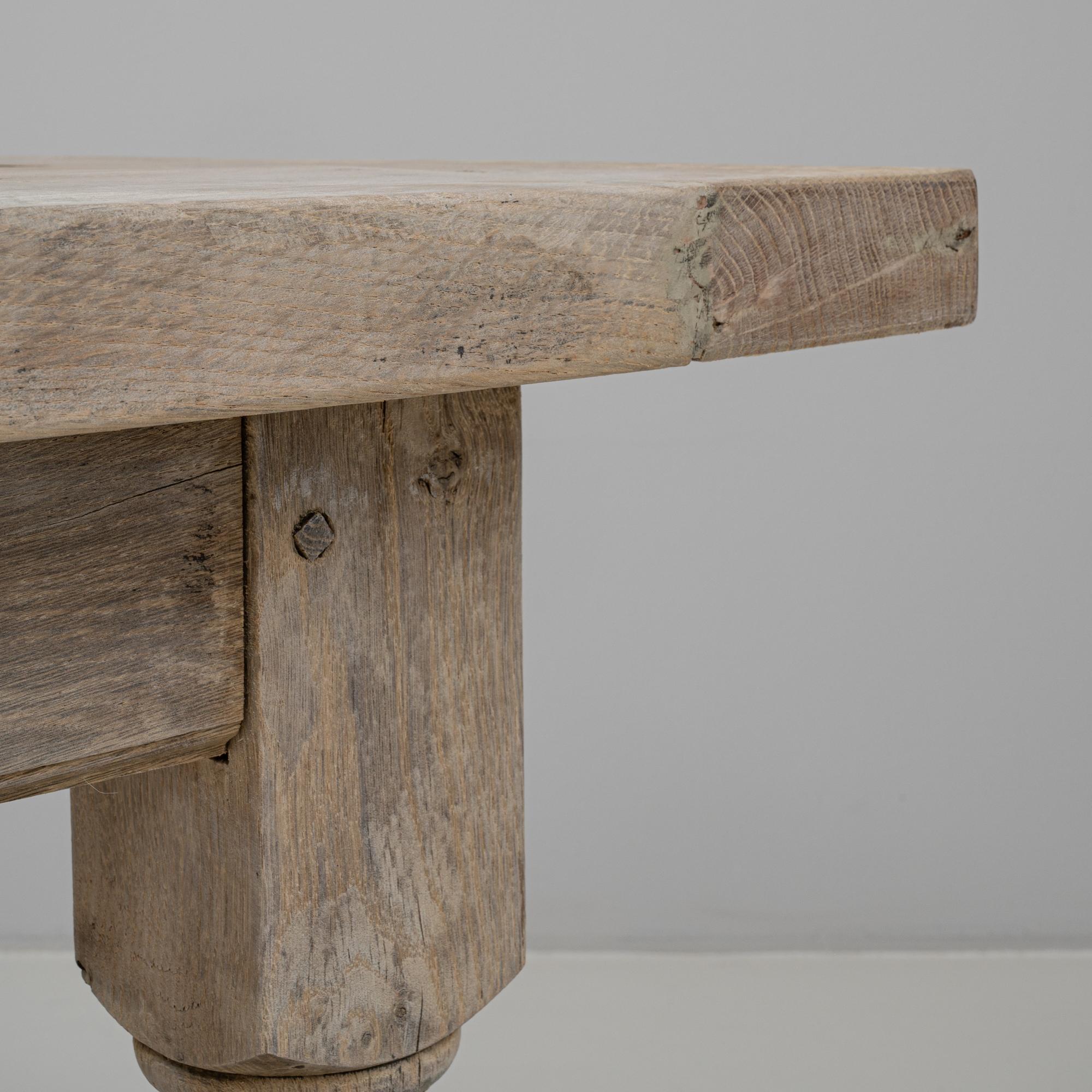 20th Century French Oak Dining Table For Sale 7