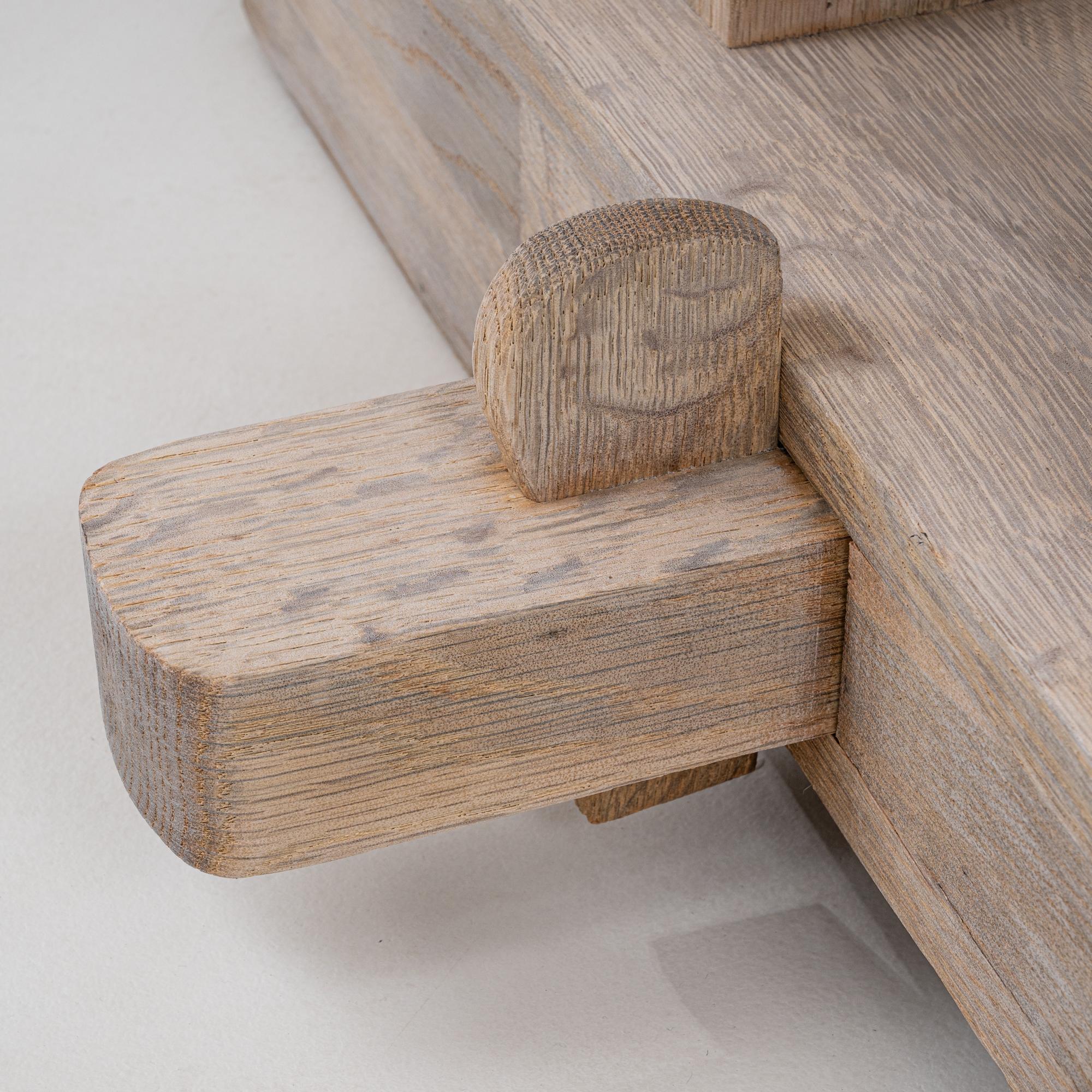 Table de salle à manger en Oak français du 20e siècle en vente 4