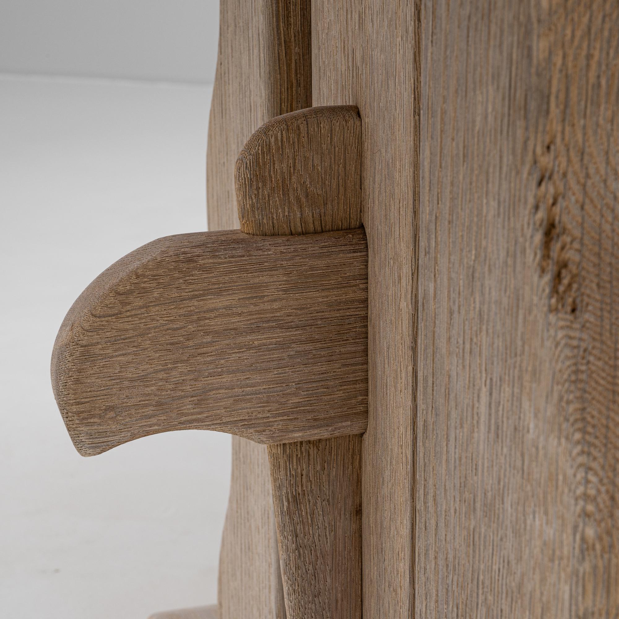 Table de salle à manger en Oak français du 20e siècle en vente 4