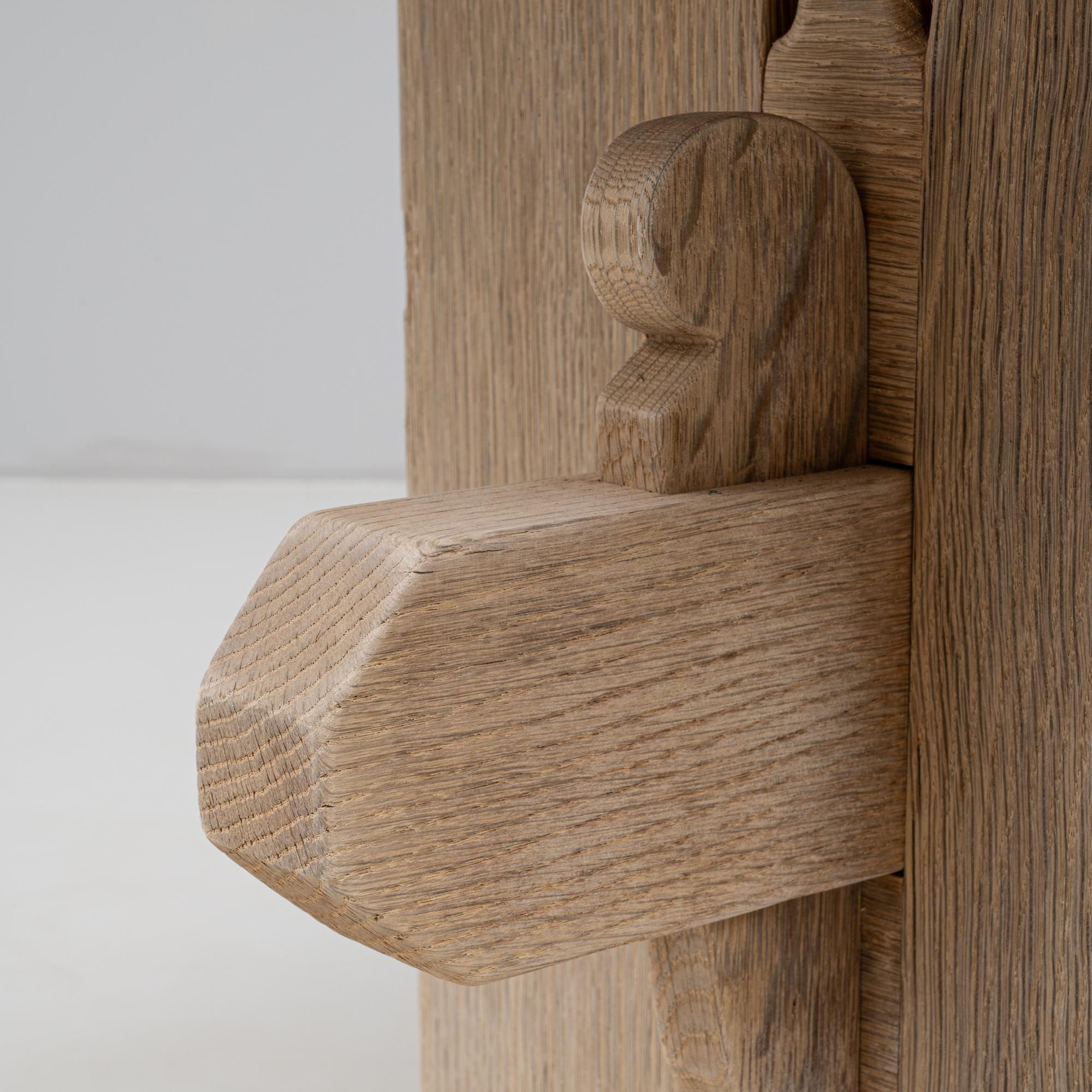 Table de salle à manger en Oak français du 20e siècle en vente 4