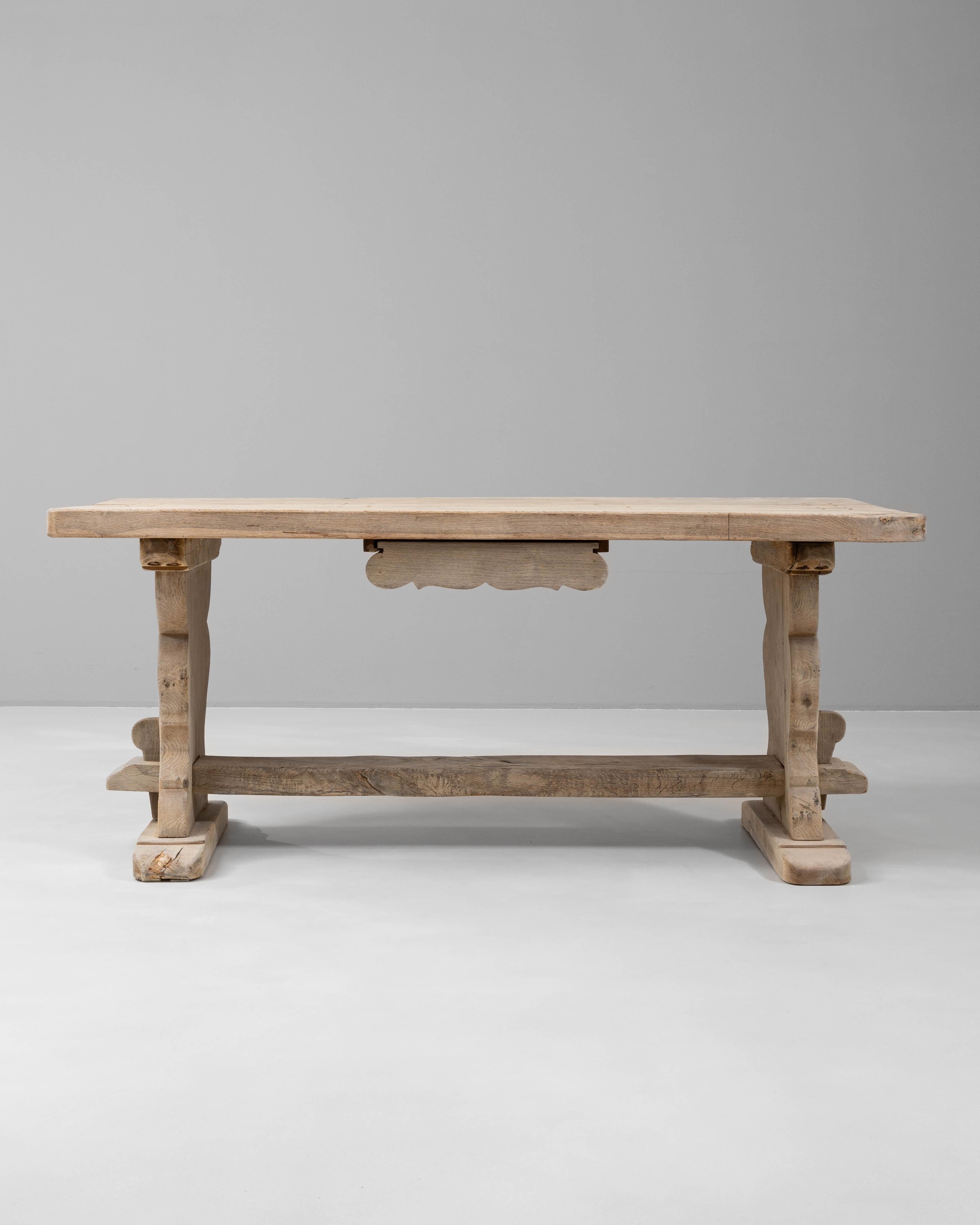 20th Century French Oak Dining Table For Sale at 1stDibs