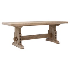 Table de salle à manger en Oak français du 20e siècle