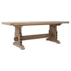 Table de salle à manger en Oak français du 20e siècle