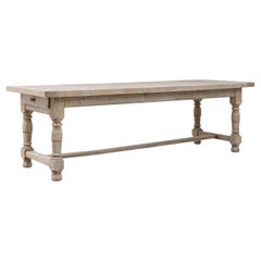 20th Century French Oak Dining Table