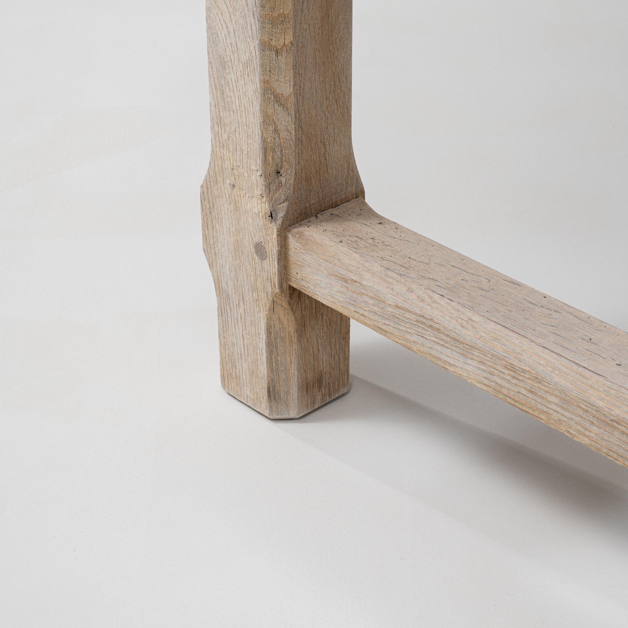 Table de salle à manger en chêne français du 20e siècle avec tiroir en vente 6