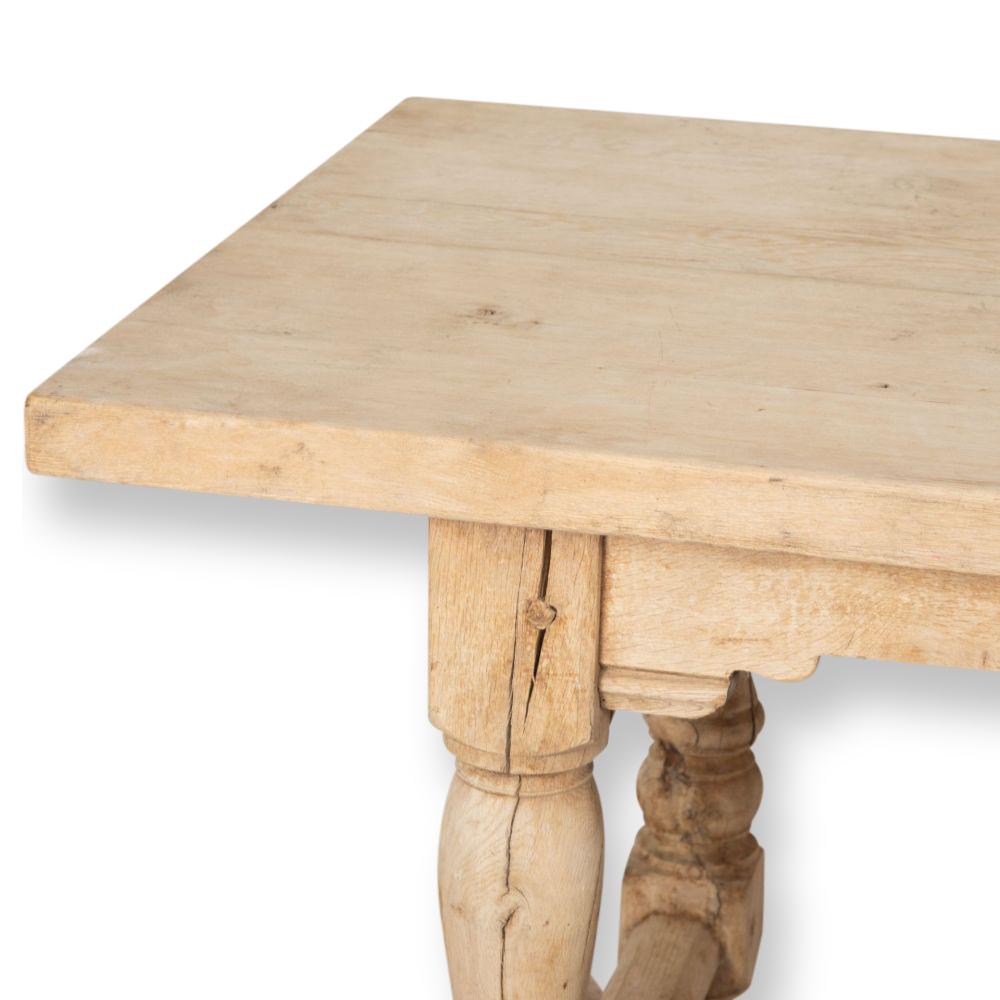 20th Century French Oak Farmhouse Table 1