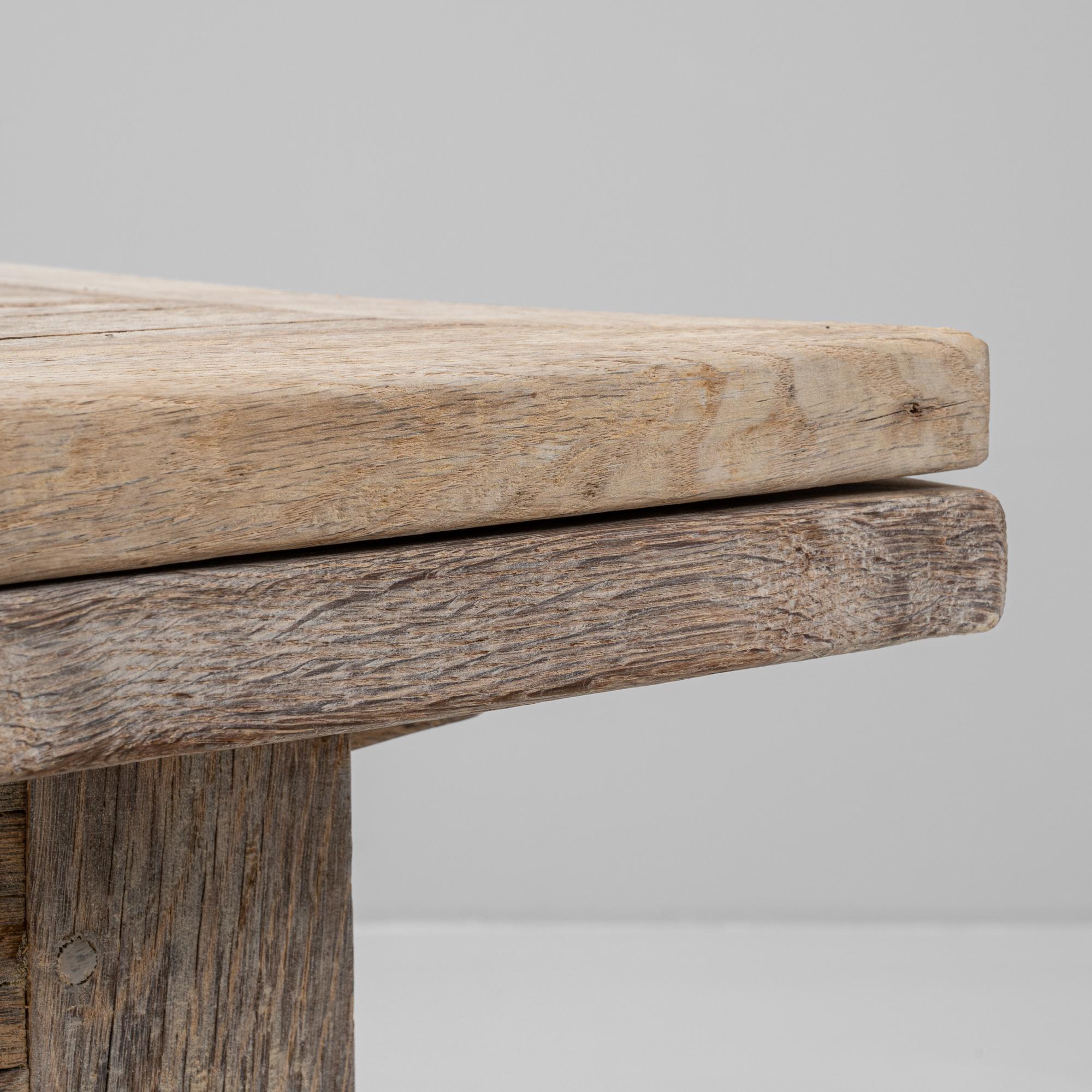 Table pliante en chêne français du 20e siècle en vente 4