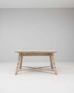 20th Century French Oak Folding Table