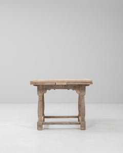 20th Century French Oak Folding Table