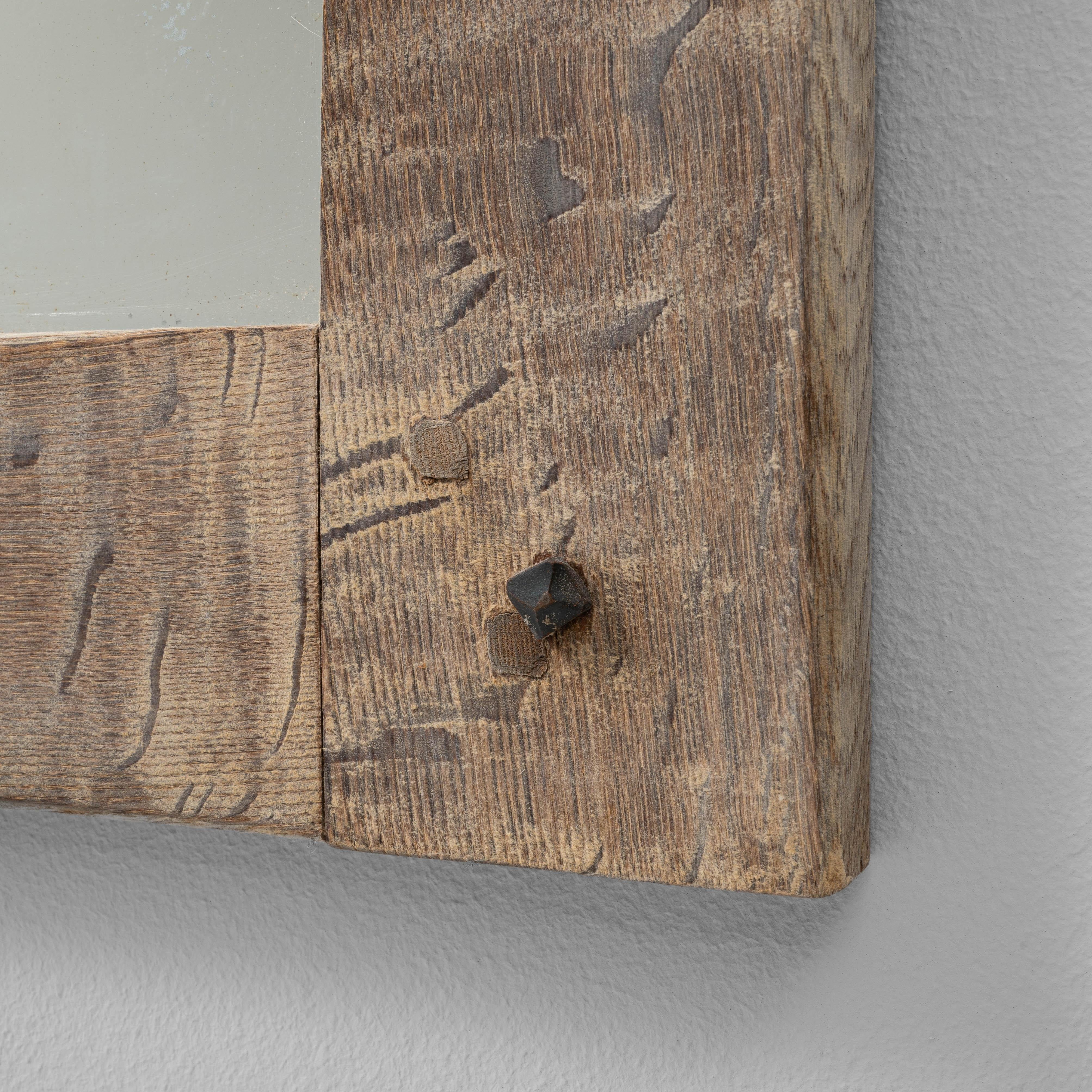 20th Century French Oak Mirror in vendita 4