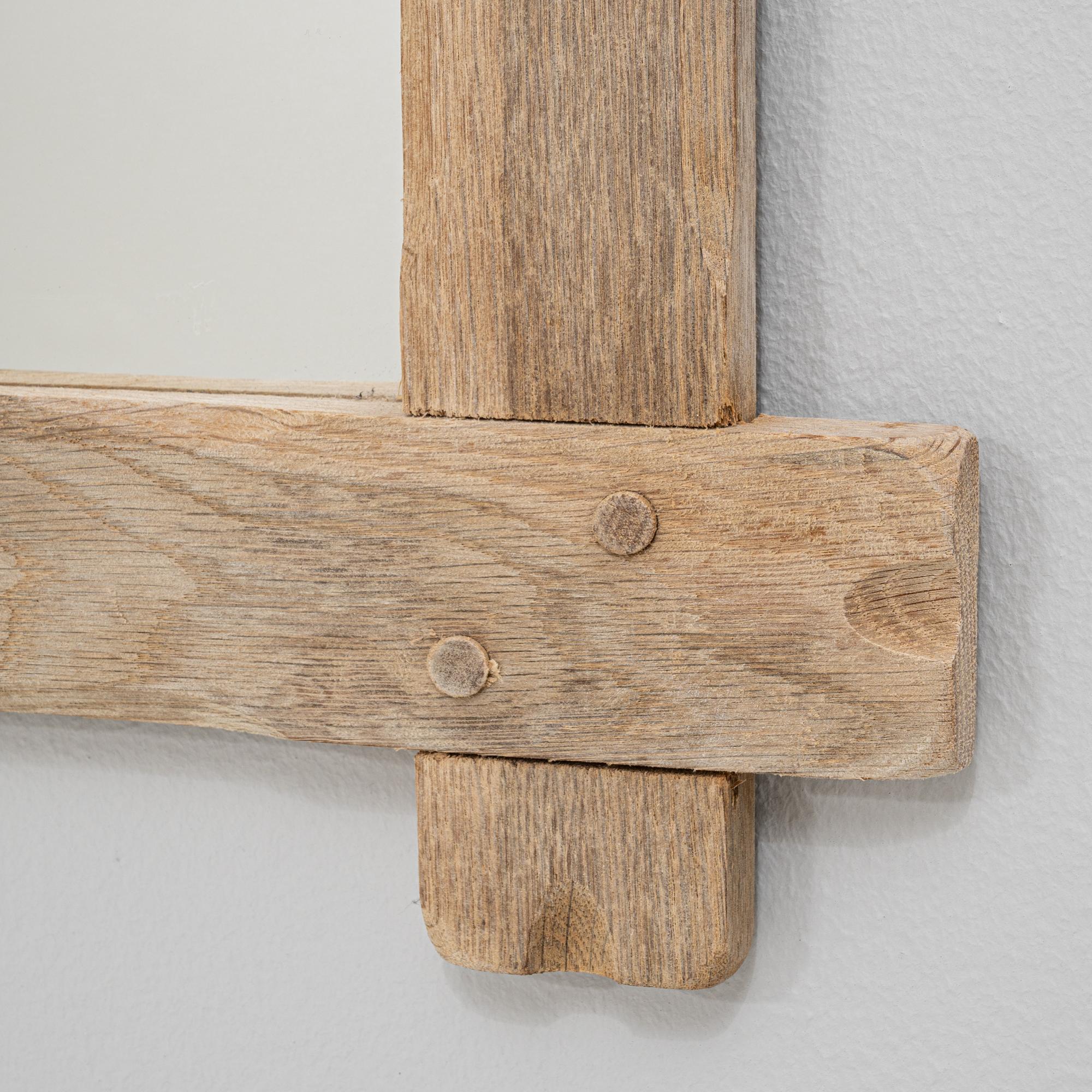 20th Century French Oak Mirror in vendita 4
