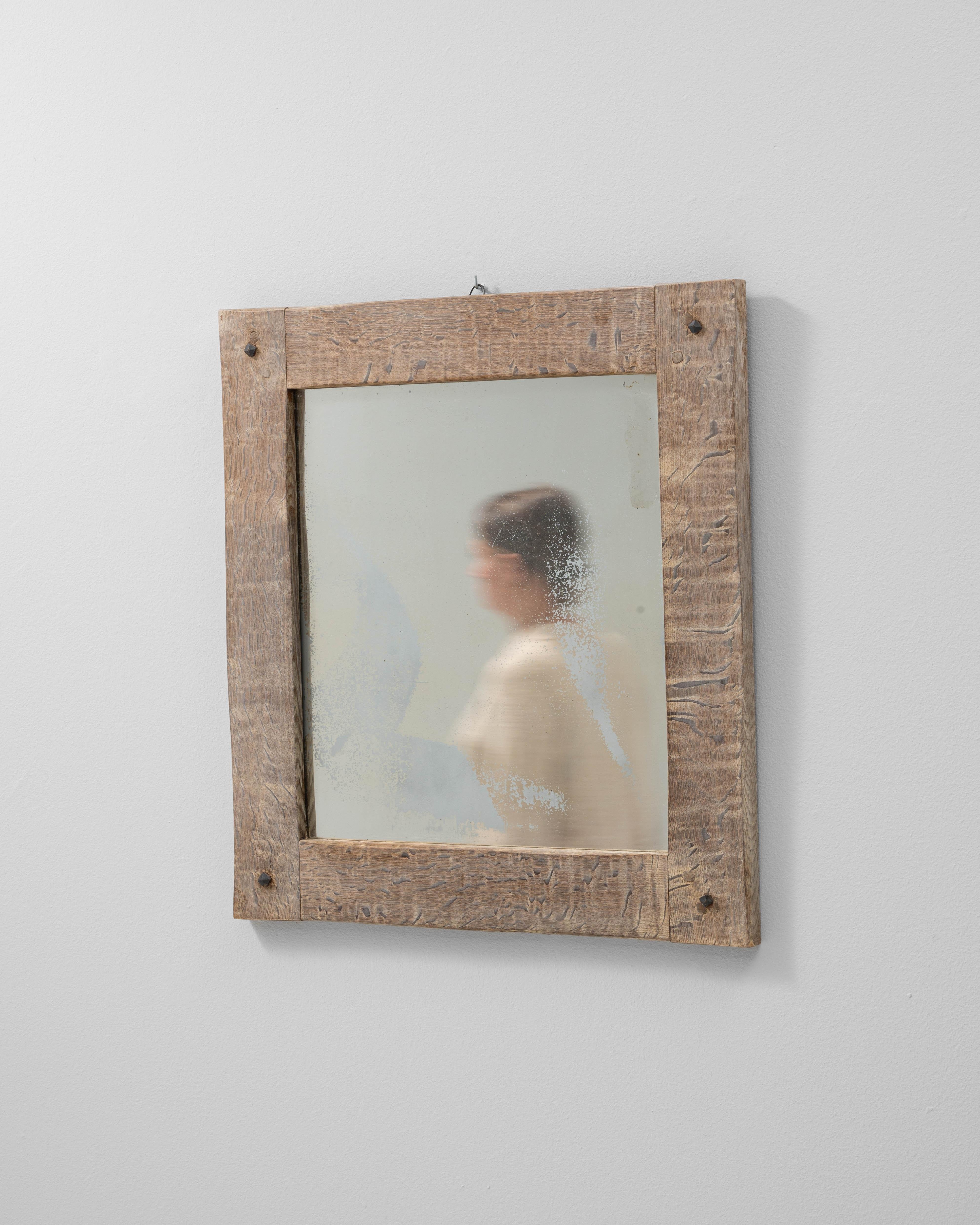 20th Century French Oak Mirror in vendita 1