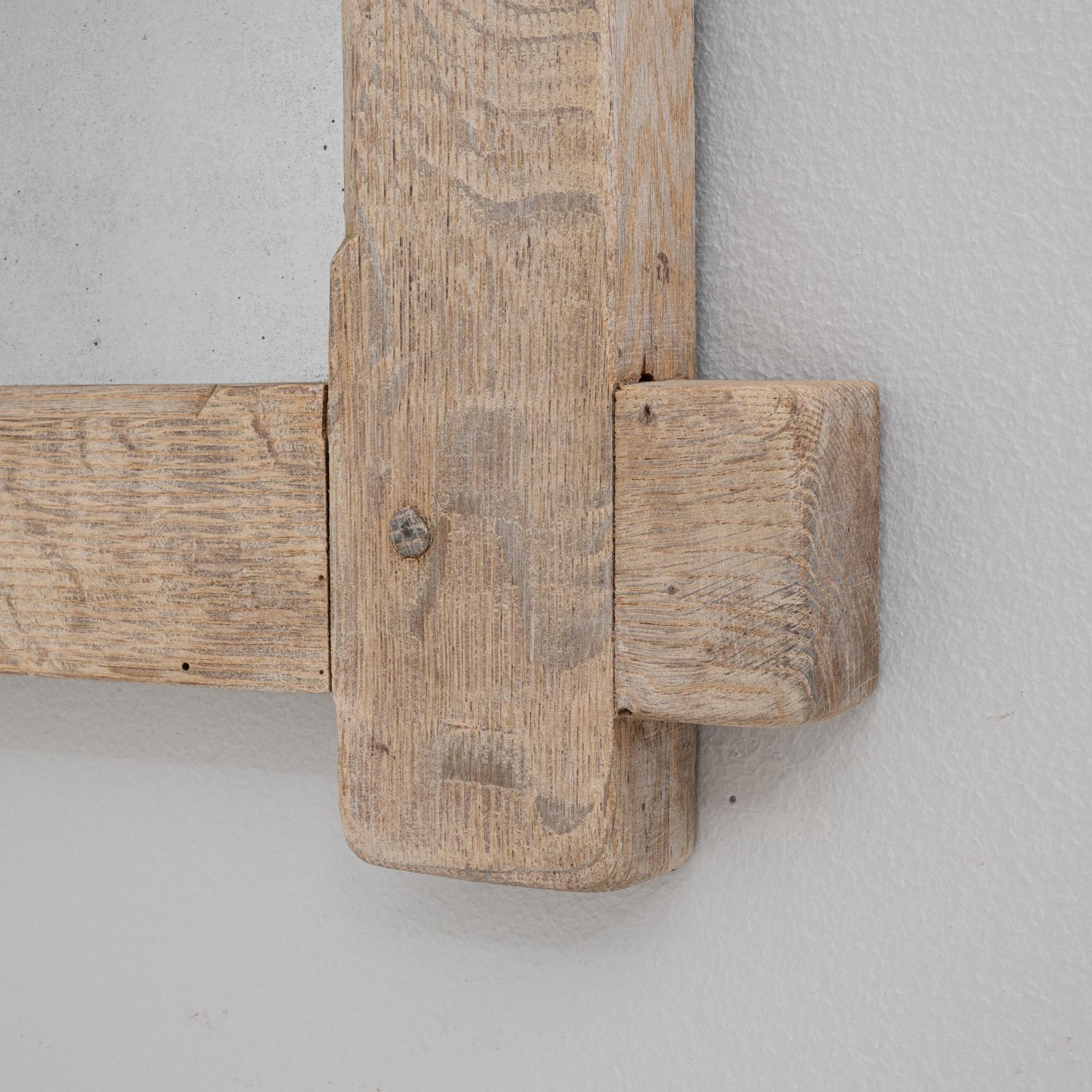 20th Century French Oak Mirror For Sale 5