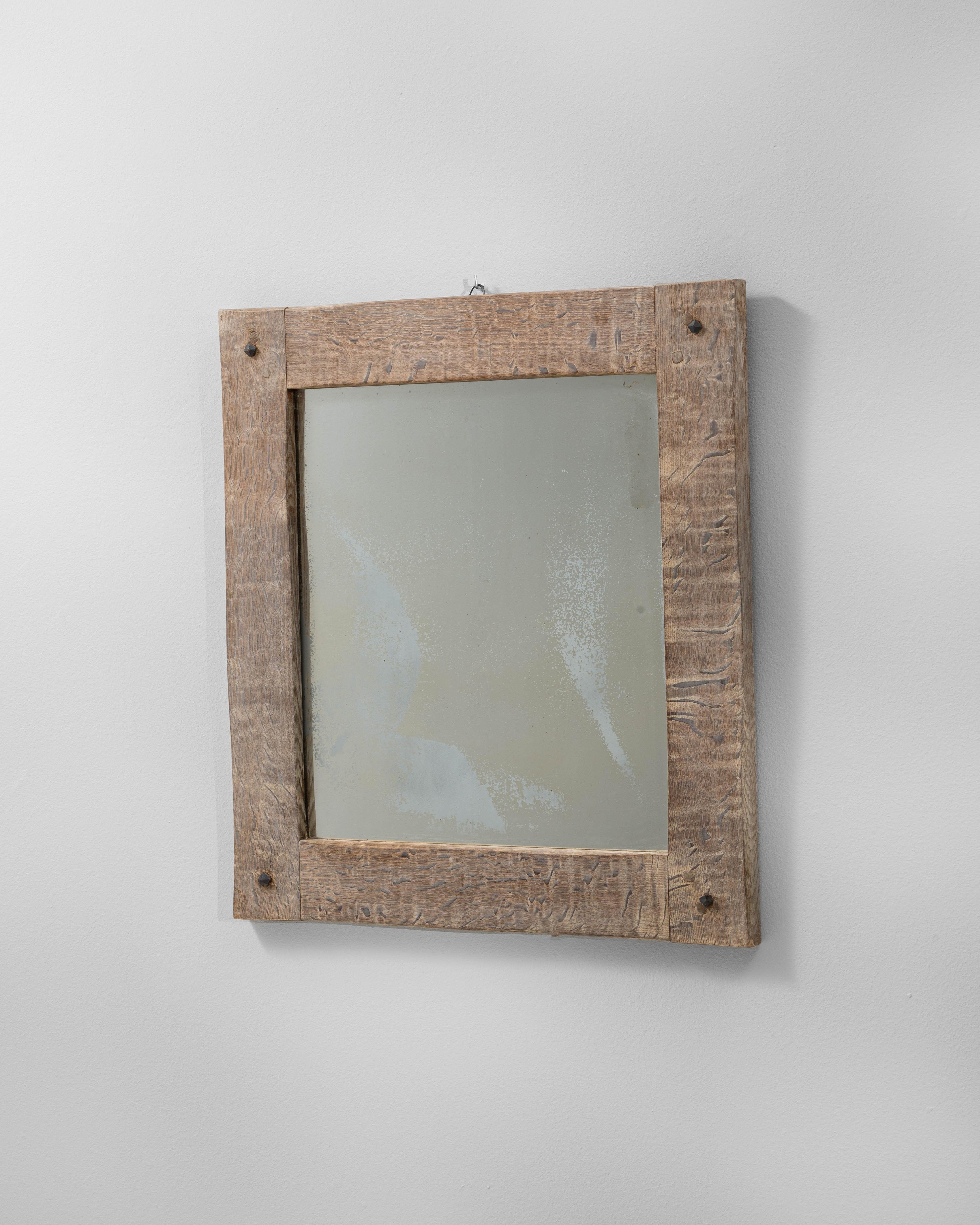 20th Century French Oak Mirror in vendita 2