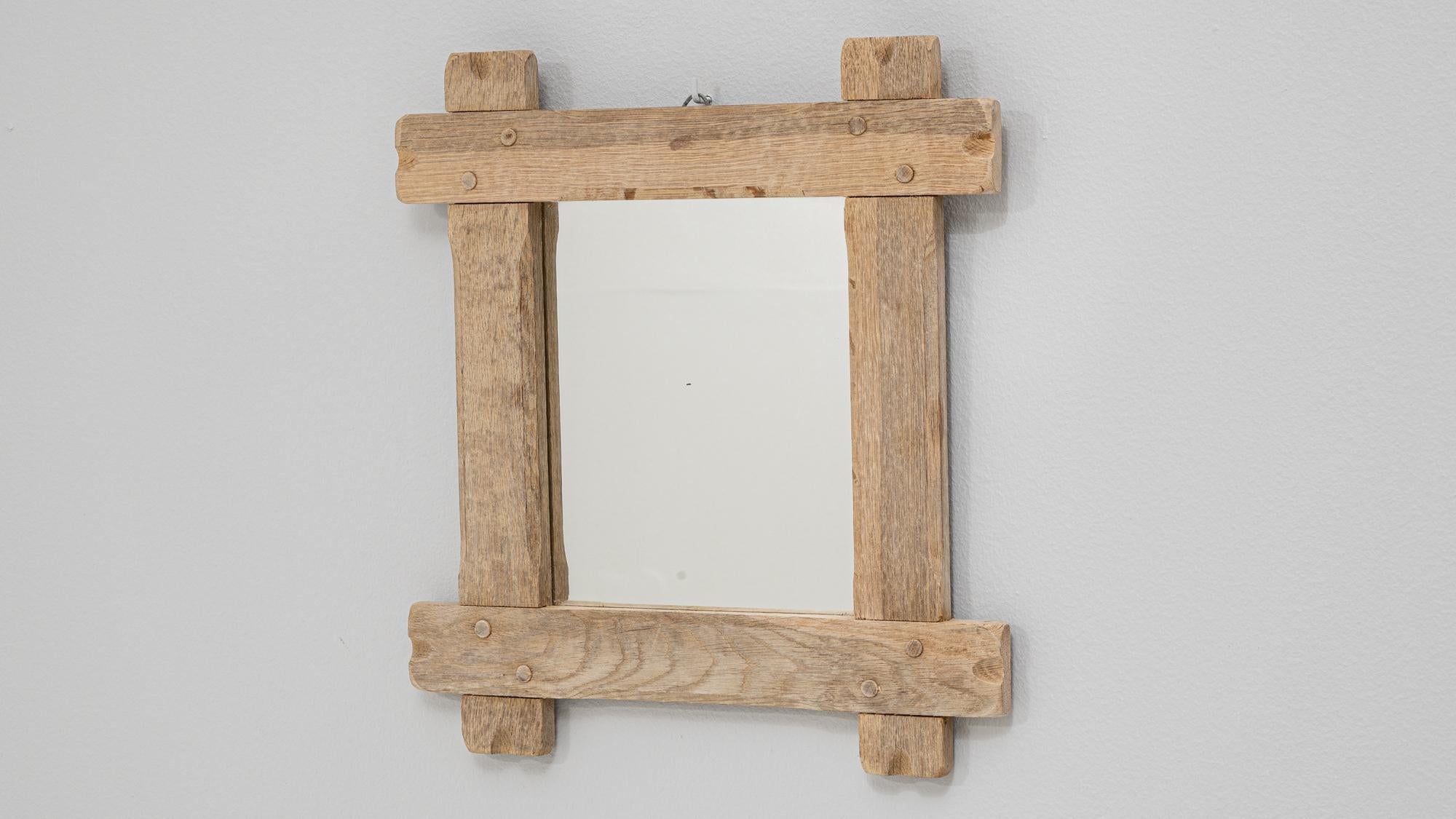 20th Century French Oak Mirror in vendita 2