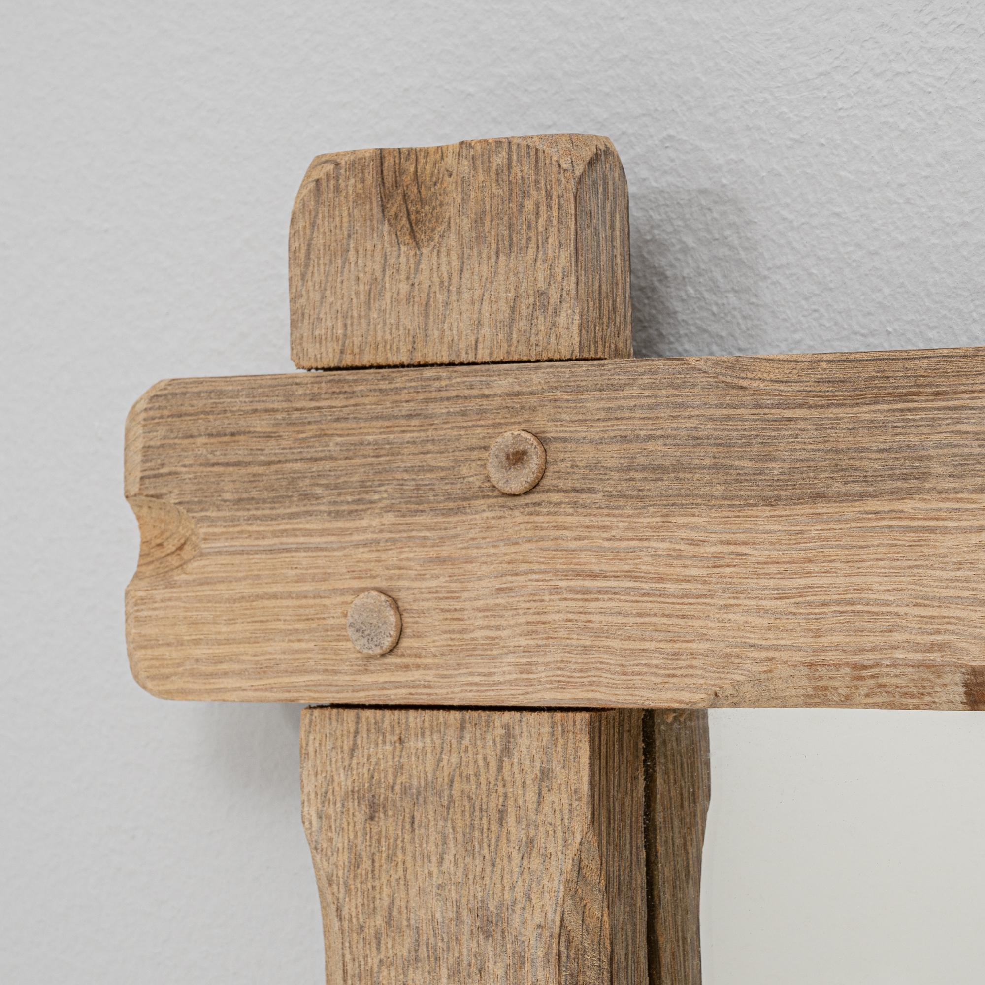 20th Century French Oak Mirror in vendita 3
