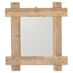 20th Century French Oak Mirror