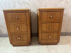 20th century French Oak Pair of Chests of drawers, 1930s