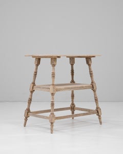 20th Century French Oak Side Table