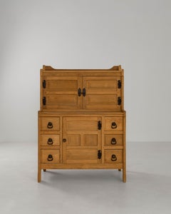 20th Century French Oak Sideboard With Iron Hardware