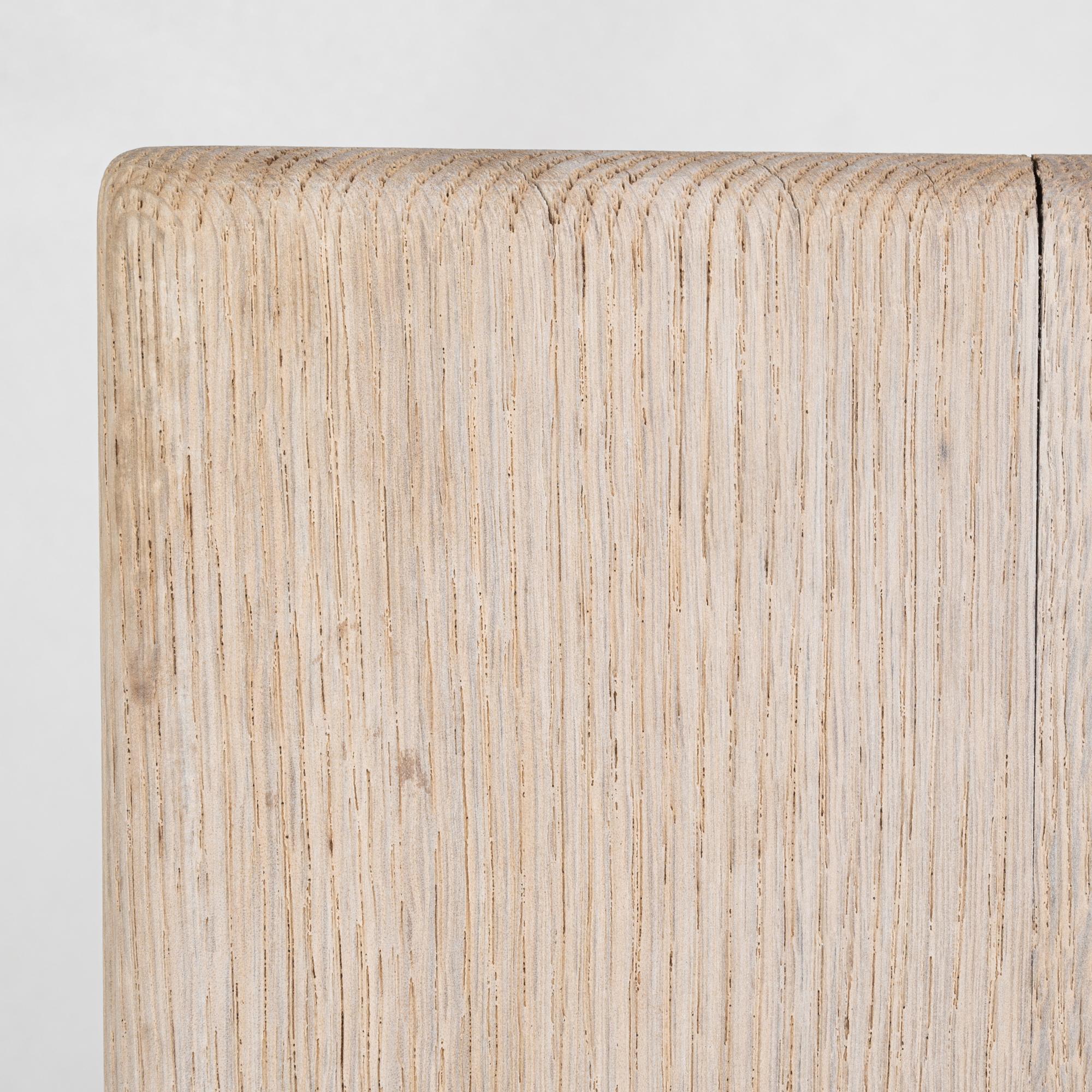 Table de salle à manger à tréteaux en Oak Oak français du 20e siècle en vente 6