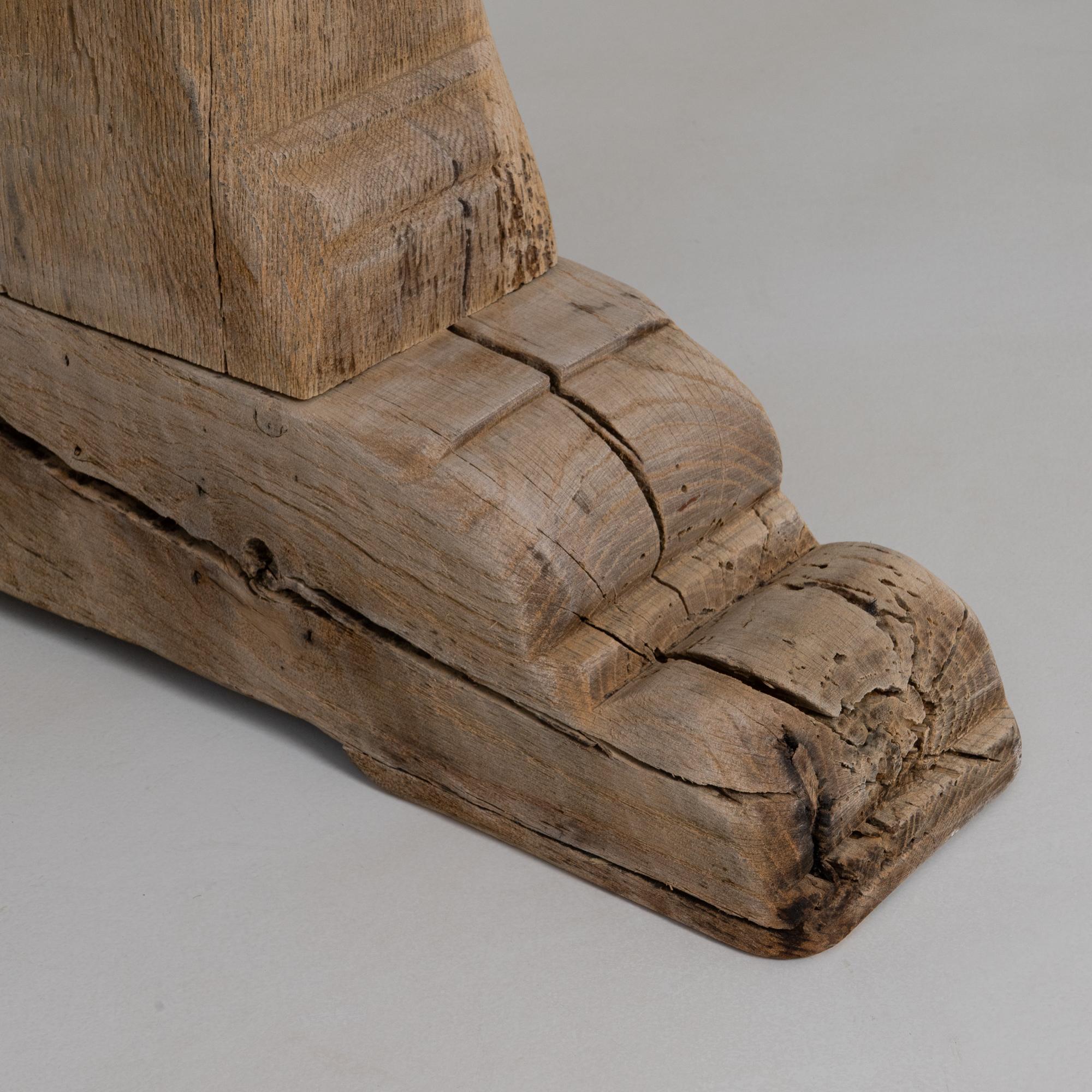 20th Century French Oak Trestle Dining Table en vente 3