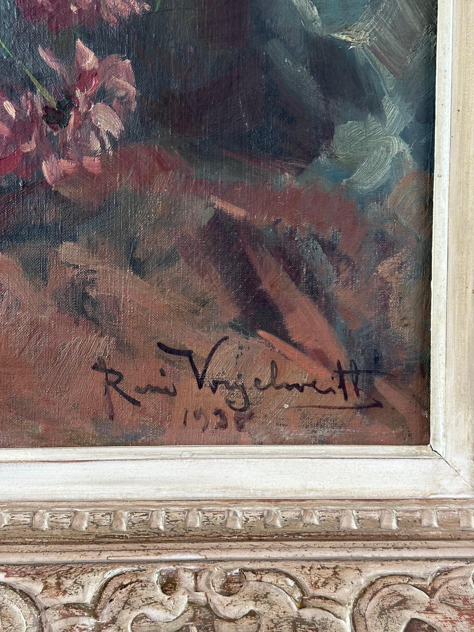 20. Jahrhundert Französisch Öl auf Leinwand signiert René Vogelweith, 1938s (Mitte des 20. Jahrhunderts) im Angebot