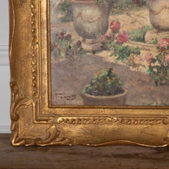 20th Century French Oil Painting 'Garden in Provence' by Honore Camos