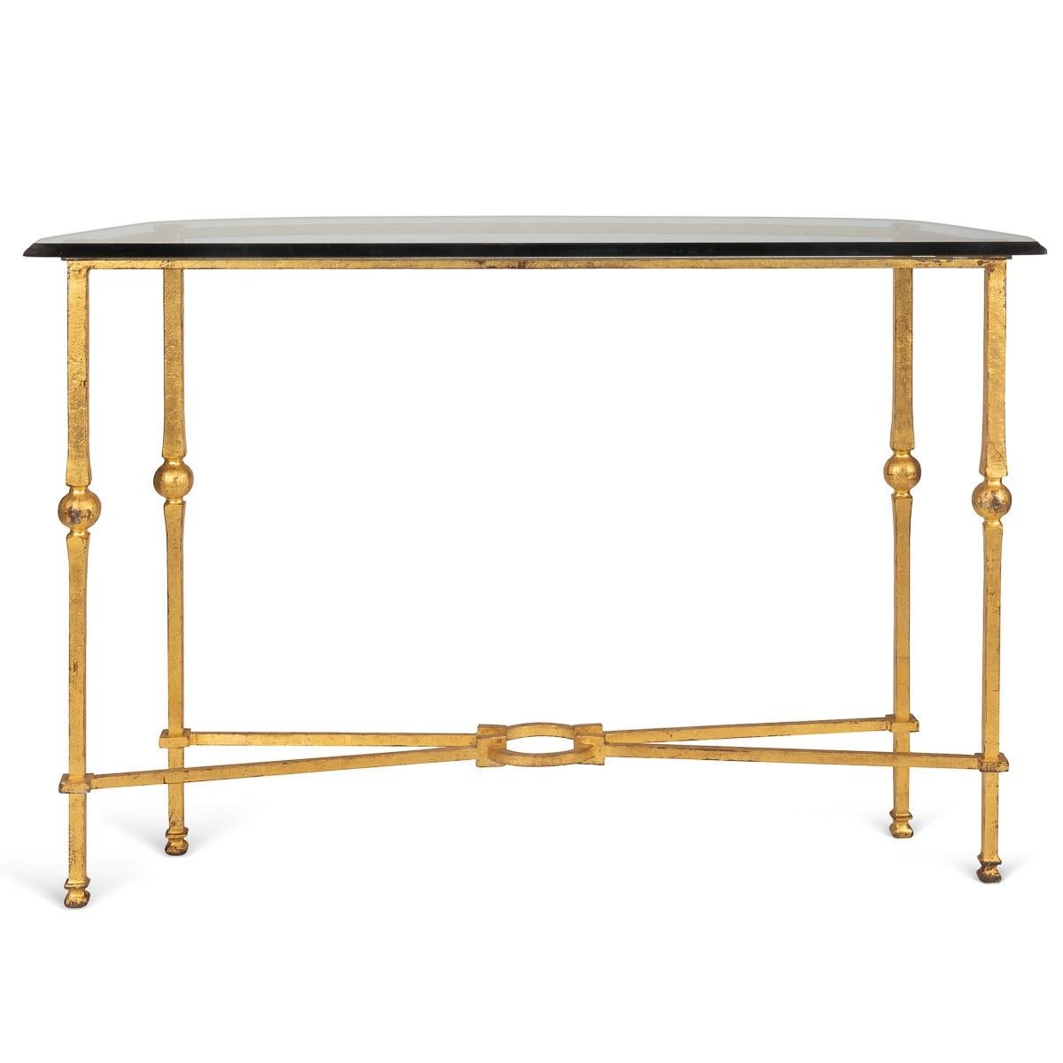 20th Century French Ormolu & Glass Console Tables 1