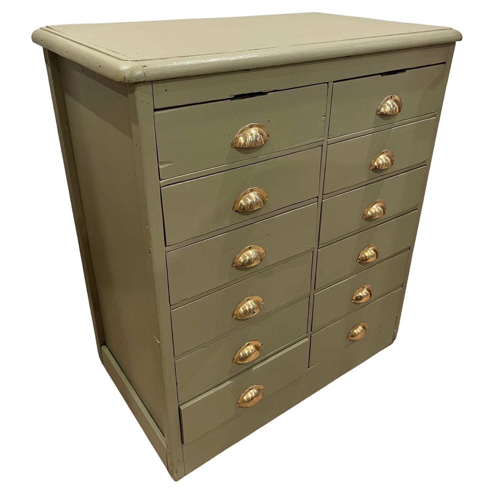 20th Century French Painted Fir Chests of Drawers, 1920s