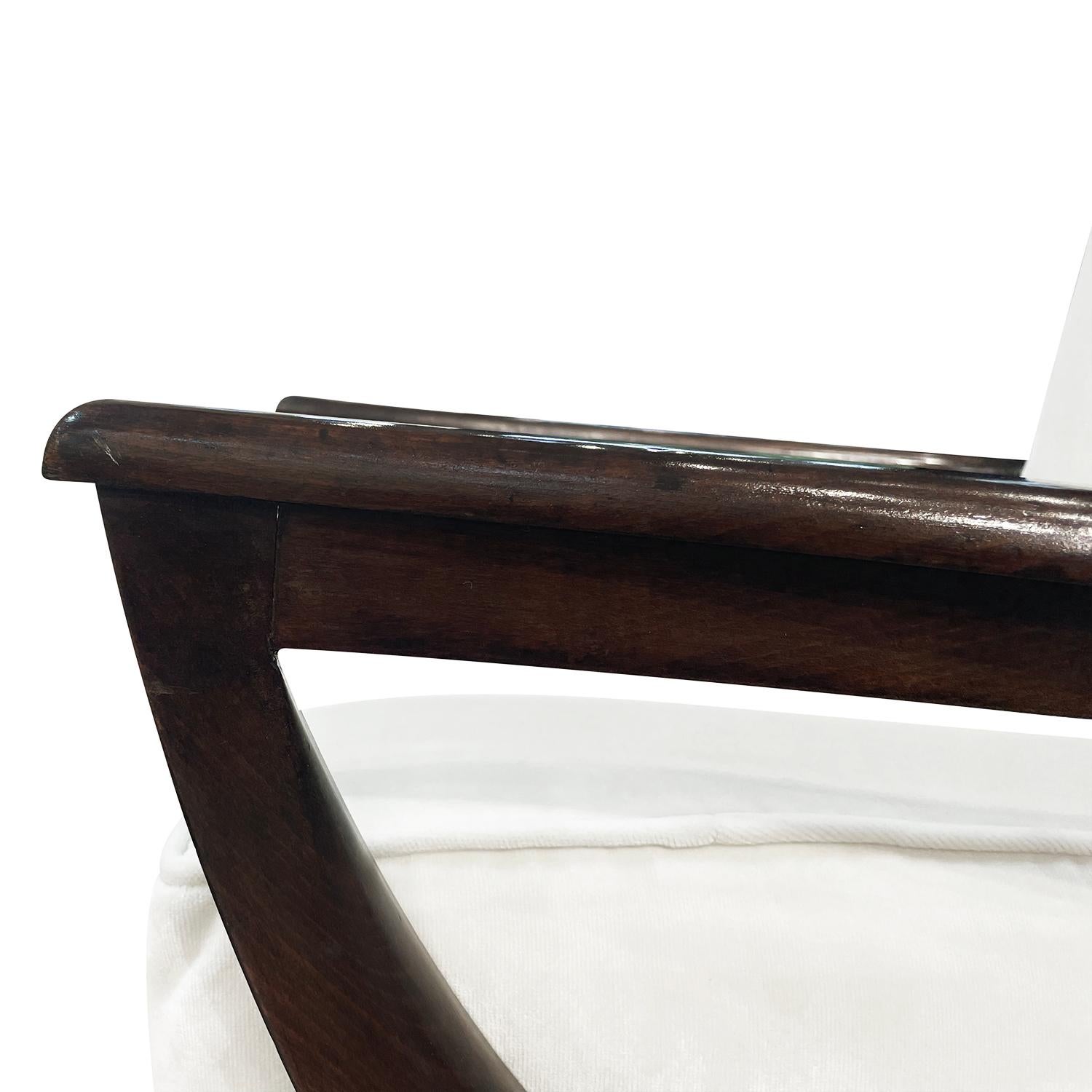 Paire de fauteuils français en hêtre du 20ème siècle par Etienne-Henri Martin & Steiner en vente 2