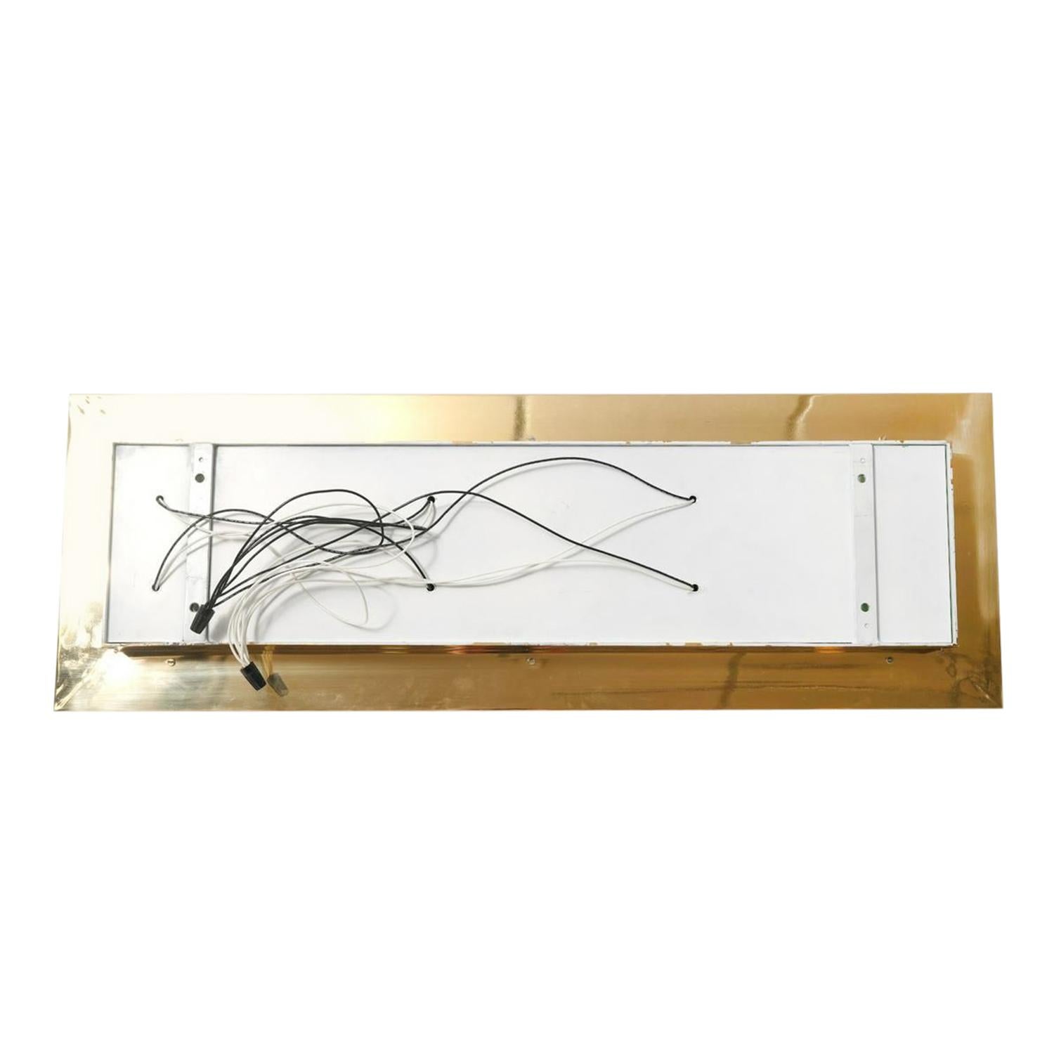 20. Jahrhundert Französisch Paar abgeschrägten Murano-Glas Wandleuchter von Max Ingrand im Angebot 8