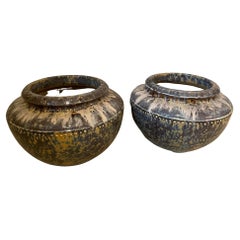 20th Century French Pair of Ceramic Jars, 1950s