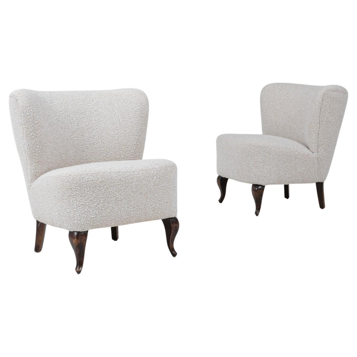 20th Century French Pair Of Upholstered Chairs