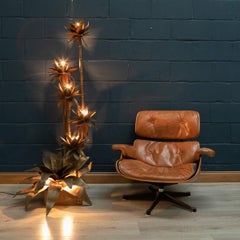 20th Century French Palm Floor Lamp by Maison Jansen, C.1970