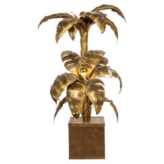 20th Century French Palm Floor or Side Lamp by Maison Jansen, c.1970 20th Century French Palm Floor or Side Lamp by Maison Jansen, c.1970