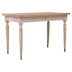 20th Century French Patinated Wooden Side Table