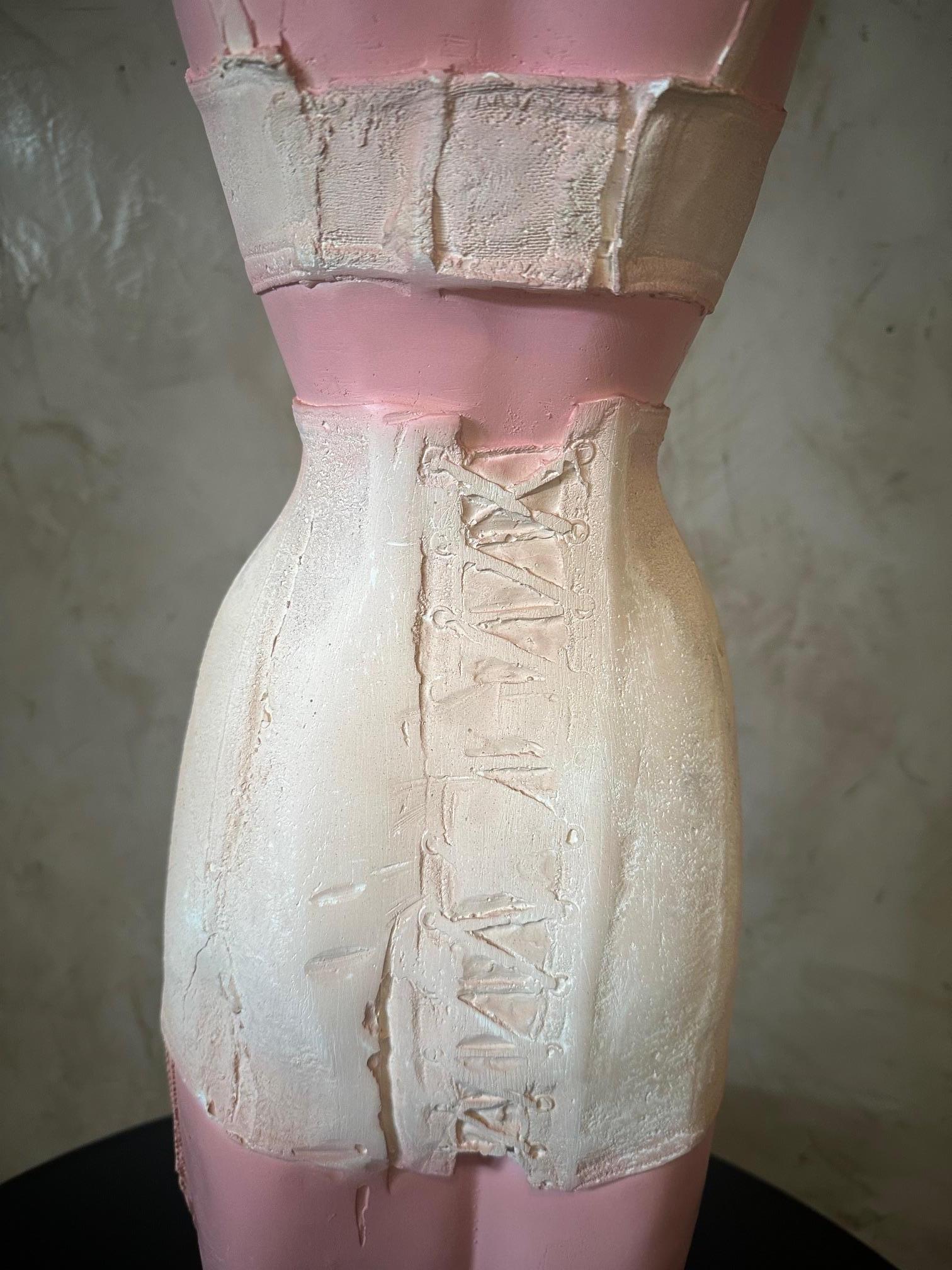 20th century French Plaster Bust For Dior Advertisement, 1950s For Sale 6