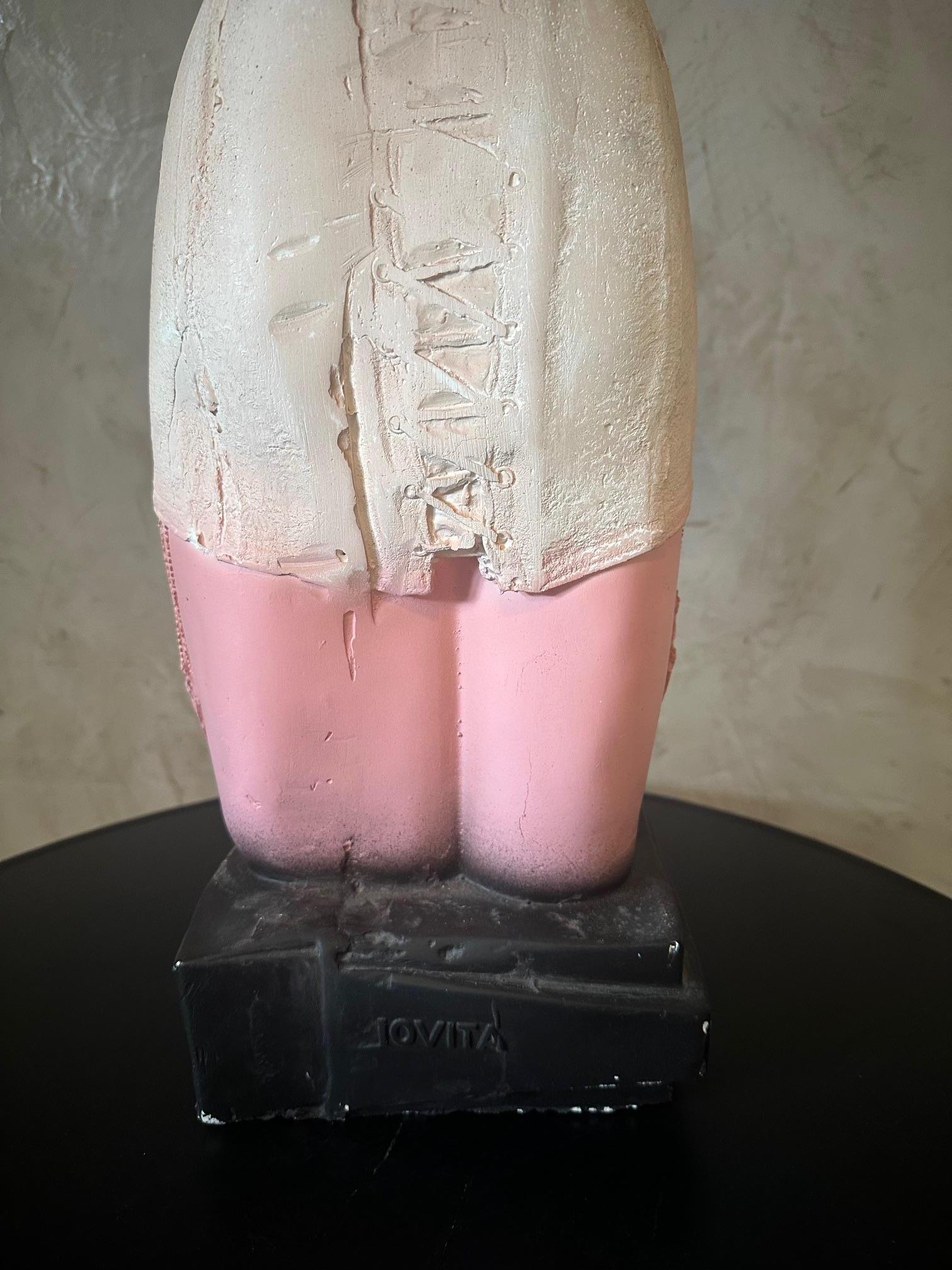 20th century French Plaster Bust For Dior Advertisement, 1950s For Sale 7