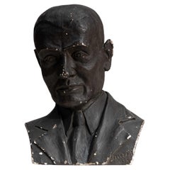 20th Century French Plaster Bust