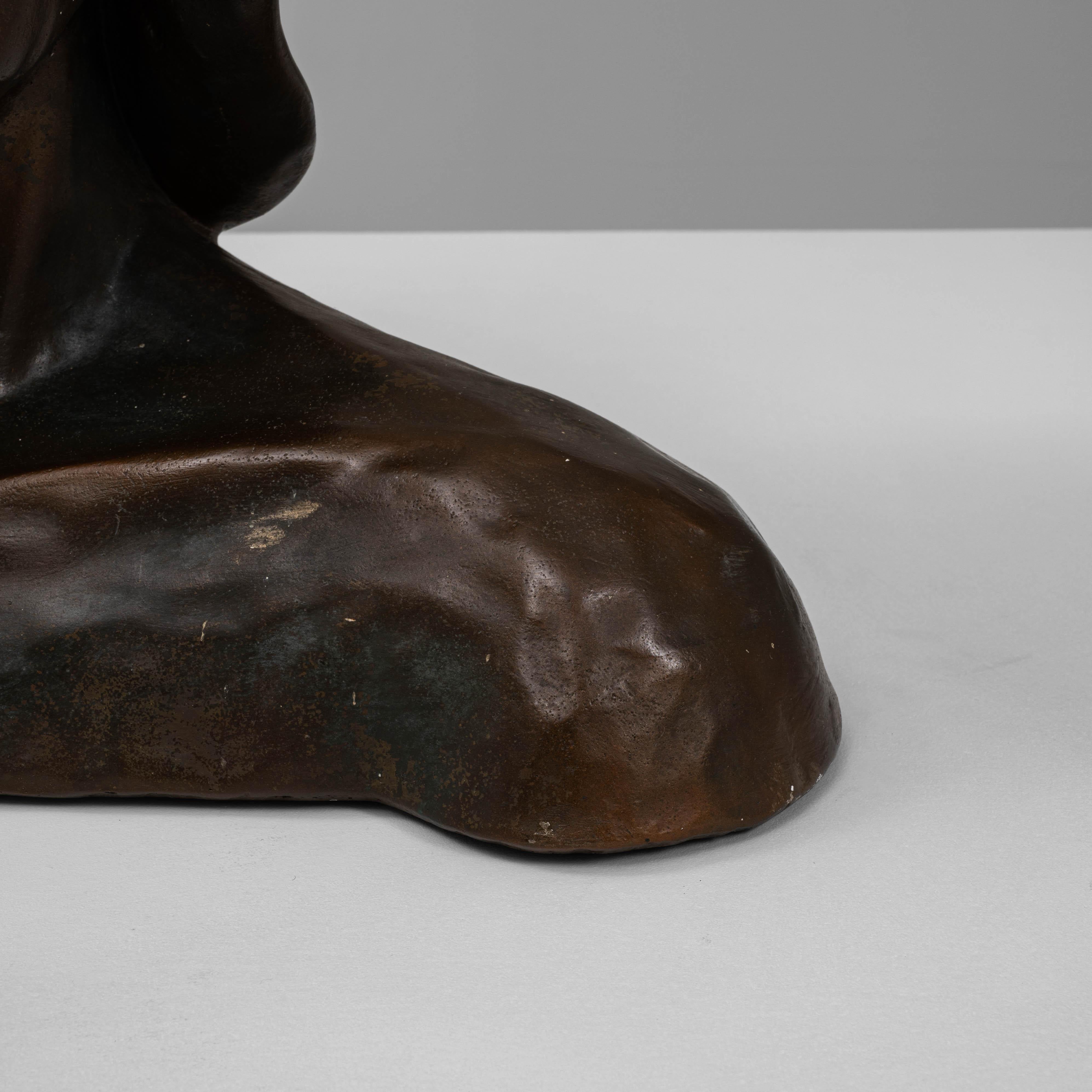 Busto di uomo in gesso francese del XX secolo in vendita 4