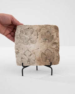 20th Century French Plaster Decoration on Metal Stand