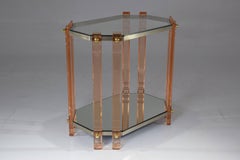 20th Century French Plexiglass Etagere or Bar Cart