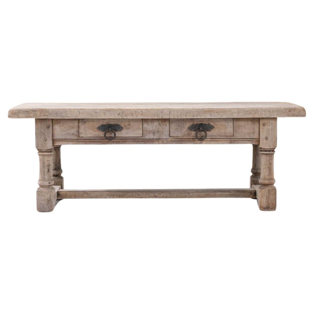 20th Century French Provincial Oak Coffee Table