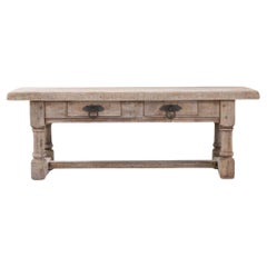 20th Century French Provincial Oak Coffee Table