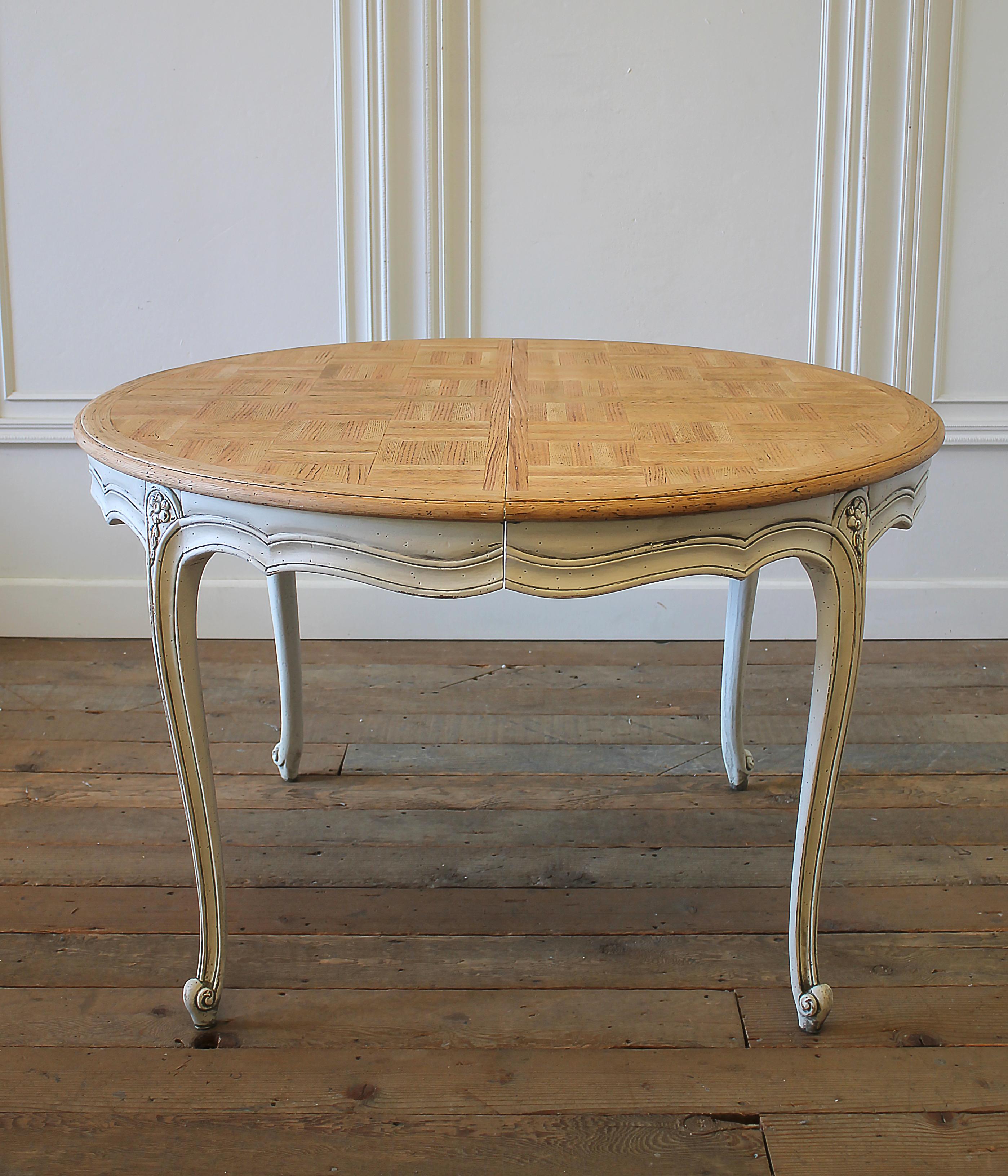20th Century French Provincial Parquetry Dining Table 6