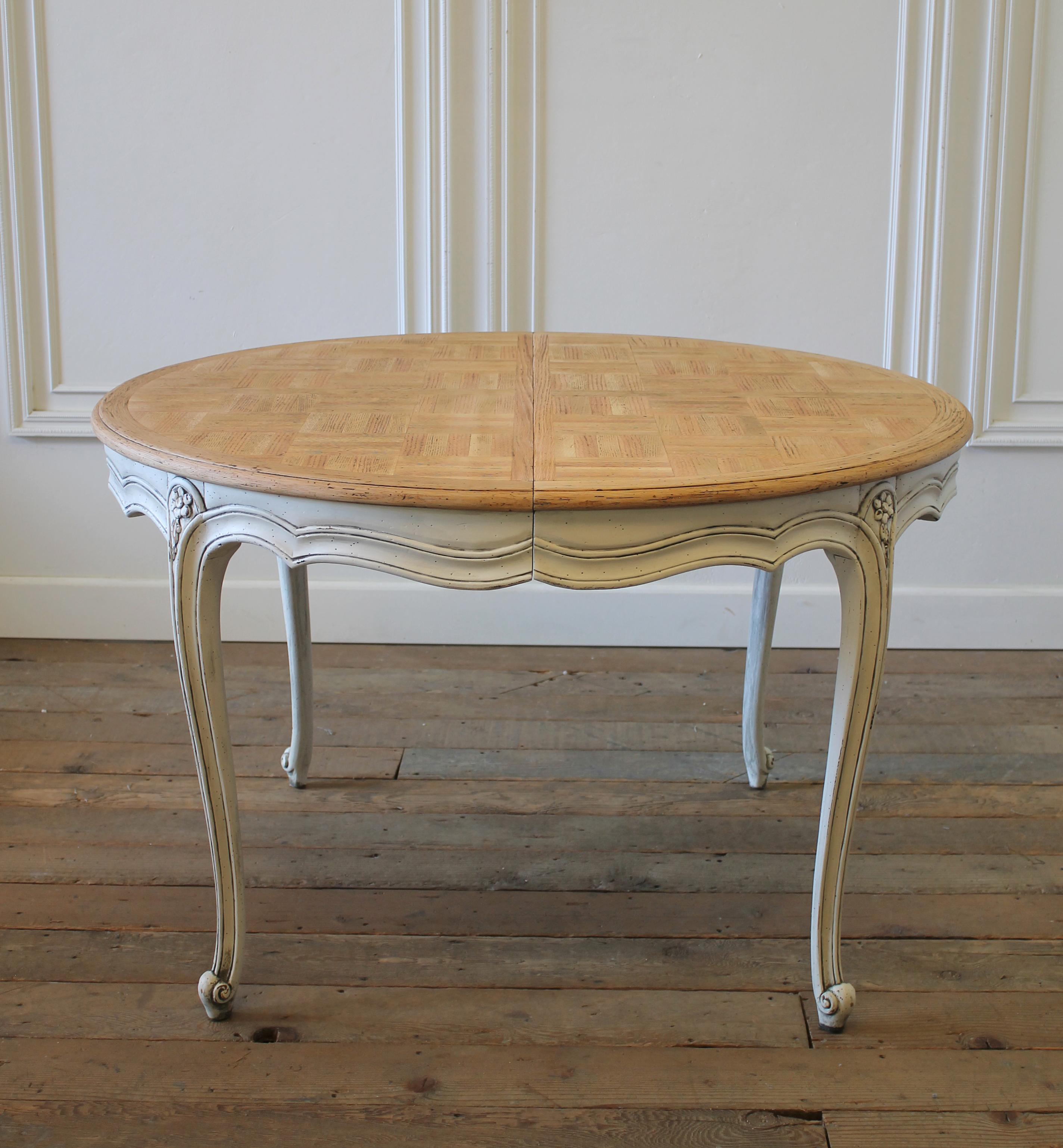 20th Century French Provincial Parquetry Dining Table 7