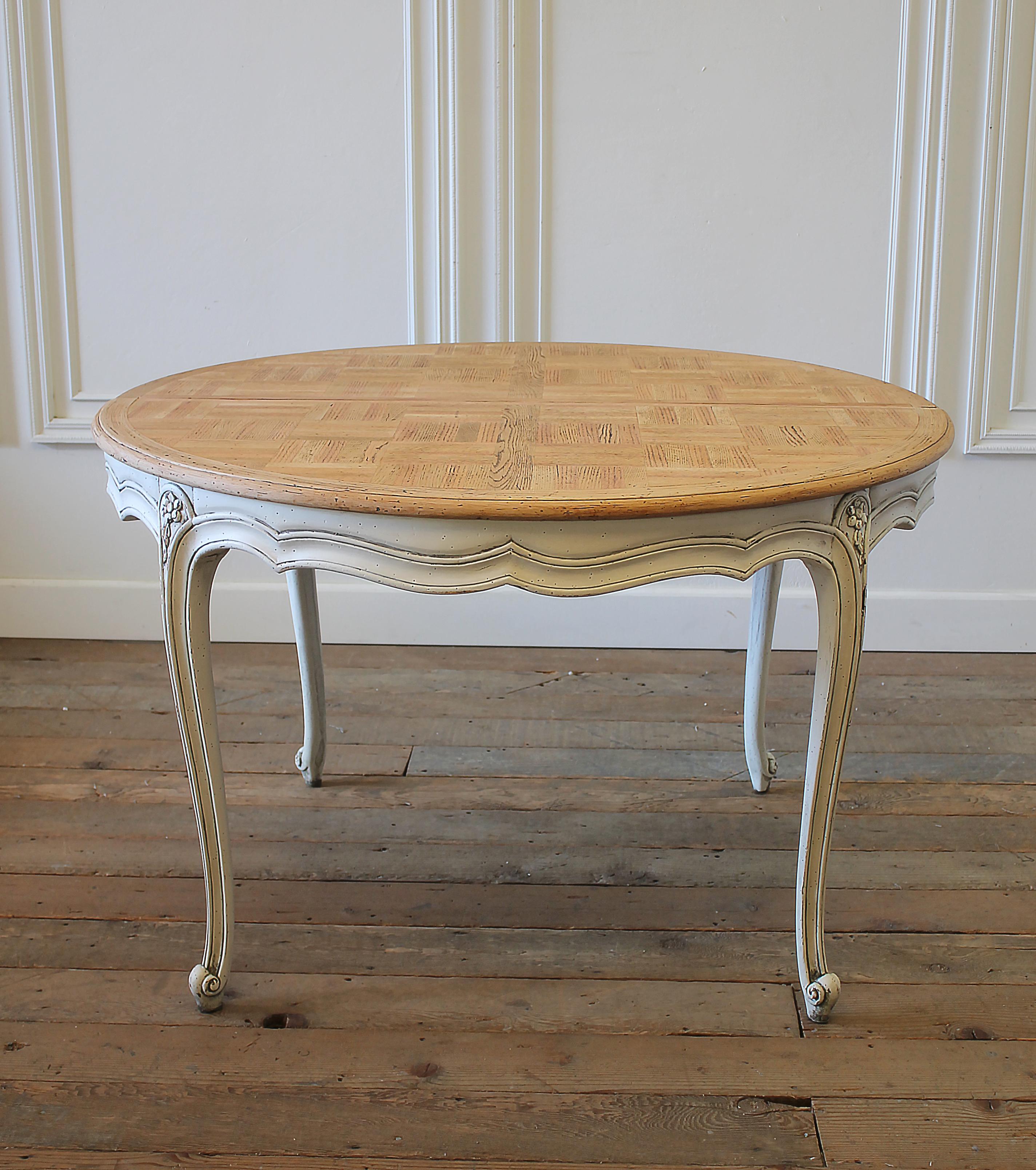 20th Century French Provincial Parquetry Dining Table 8