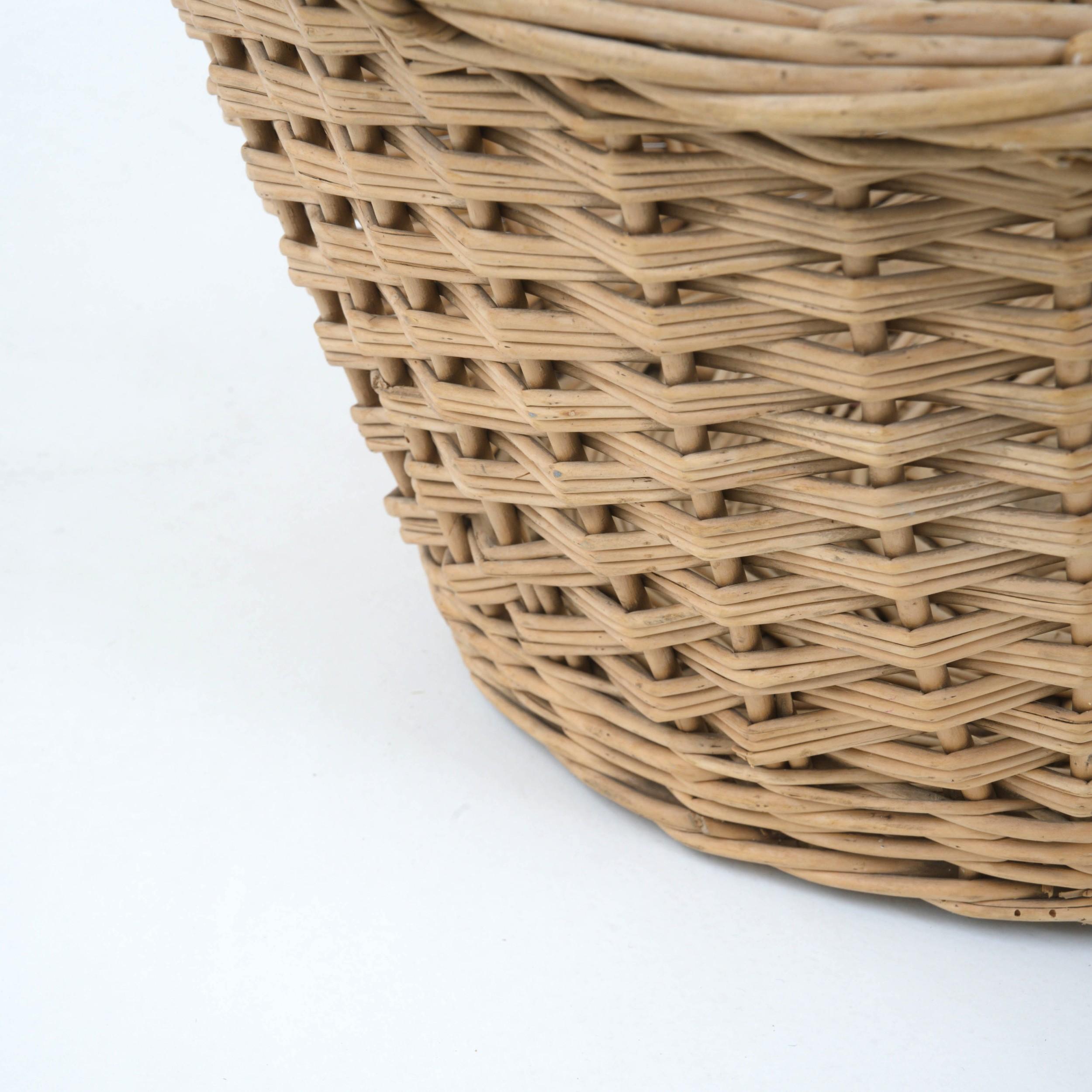 20th Century French Provincial Wicker Basket 6