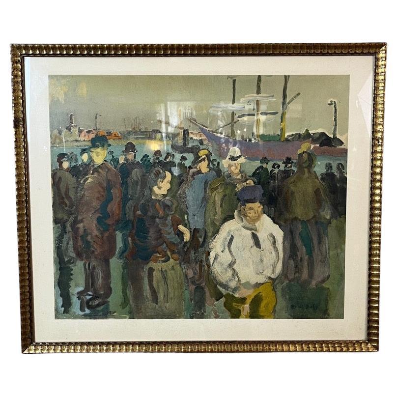 20th century French Raoul Dufy Lithography Frame, 1960s